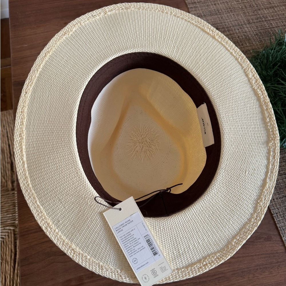 NWT WILL + BEAR Calloway Bone White Straw Felt Fedora
L - Picture 8 of 10